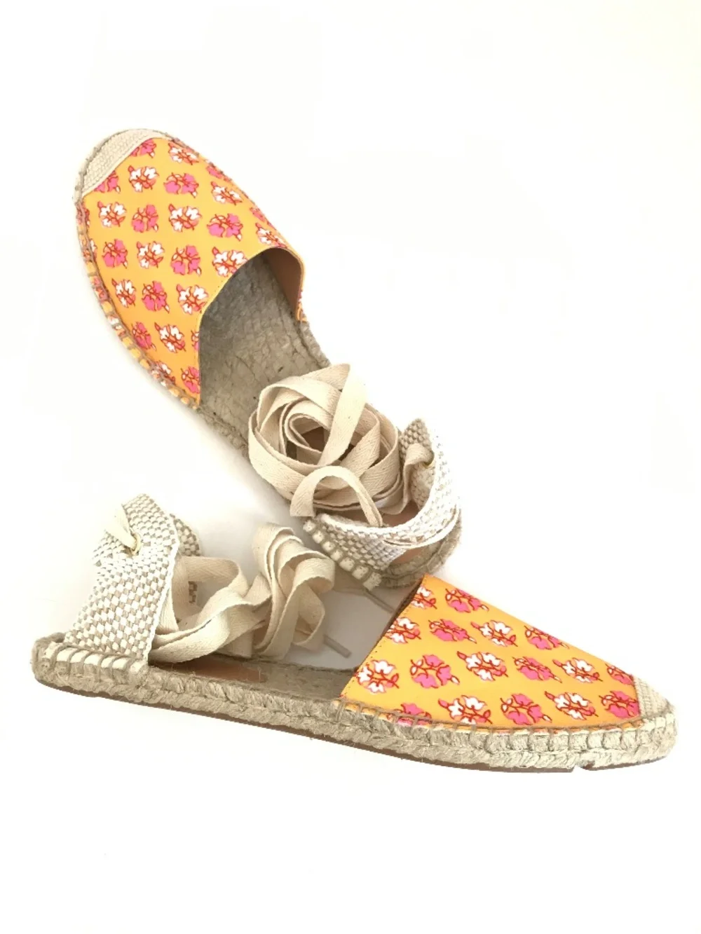J. CREW FACTORY Ankle Wrap Espadrille Sandal Size 9.5
